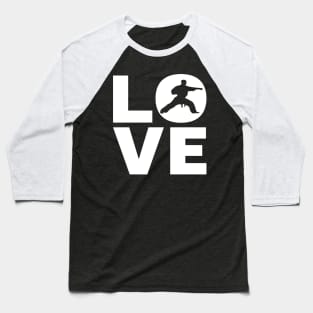 Love Karate Gift For Karateka Baseball T-Shirt